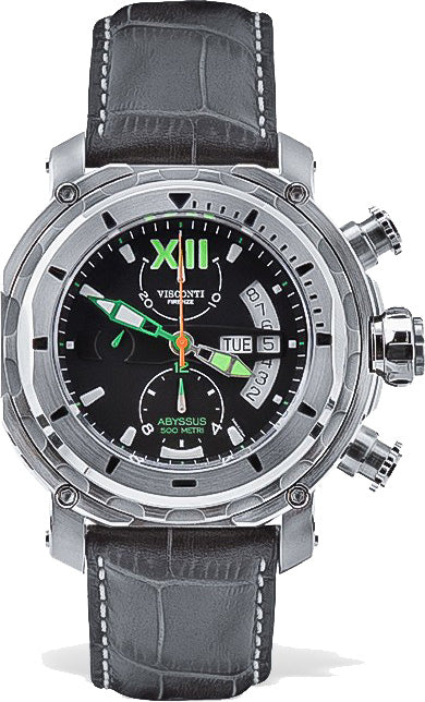 Visconti Watch Full Dive FD 500 Chrono Steel