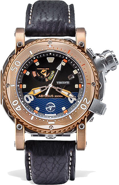 Visconti Watch Pro Dive 3000 Abyssus Titanium Bronze