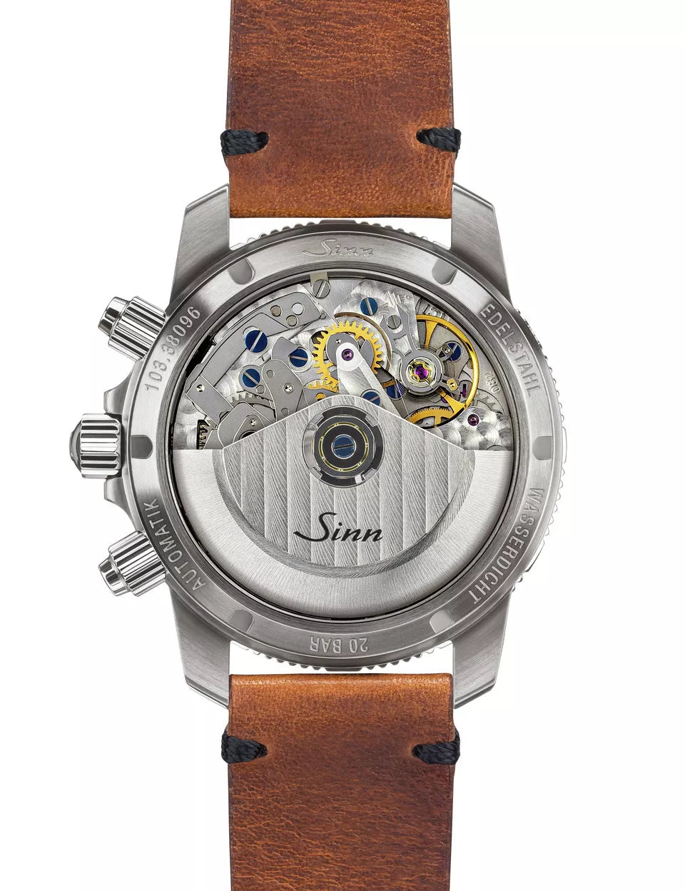 Sinn Watch Flieger Chronograph 103 St Sa Vintage Cowhide Brown
