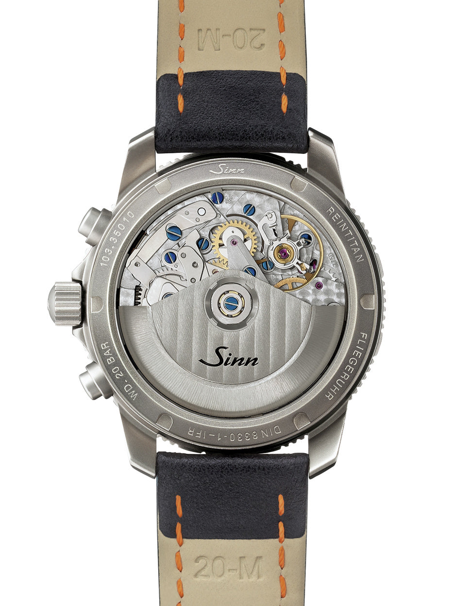 Sinn Watch 103 Ti UTC IFR Cowhide Mens